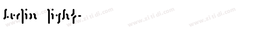 berlin light字体转换